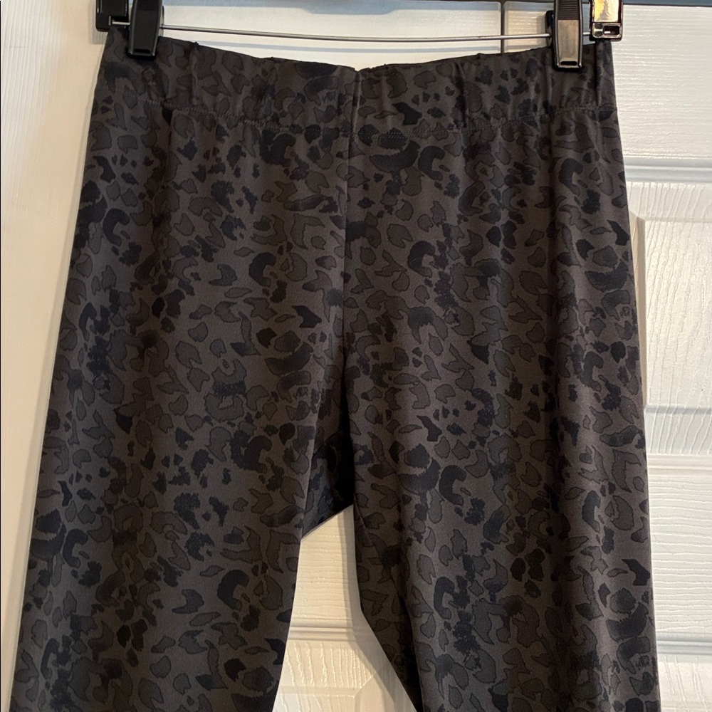 CAbi Charcoal Leopard Print Legging Pants